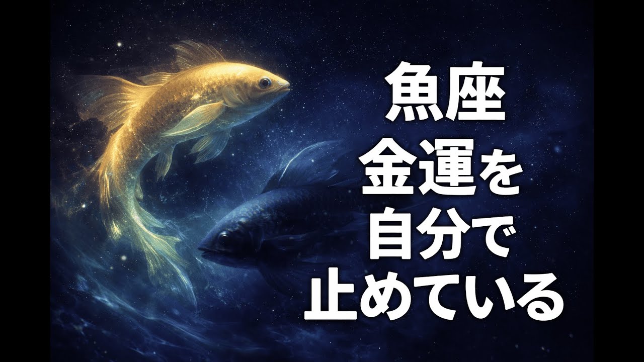 魚座はなぜ金運を自分で止めてしまうのか― 優しさが豊かさを遠ざける本当の理由