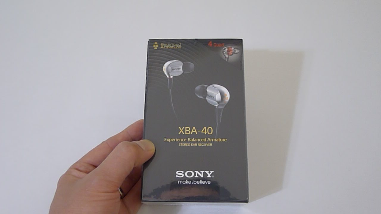 First Look: Sony XBA-40 in-ear headphones