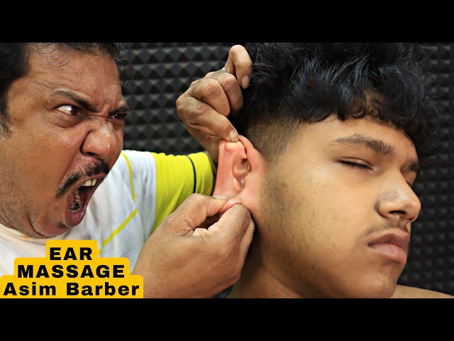 Dangerous Ear Massage & Unlimited Hair Cracks | Head Massage & Neck Cracking | Spine Cracking ASMR