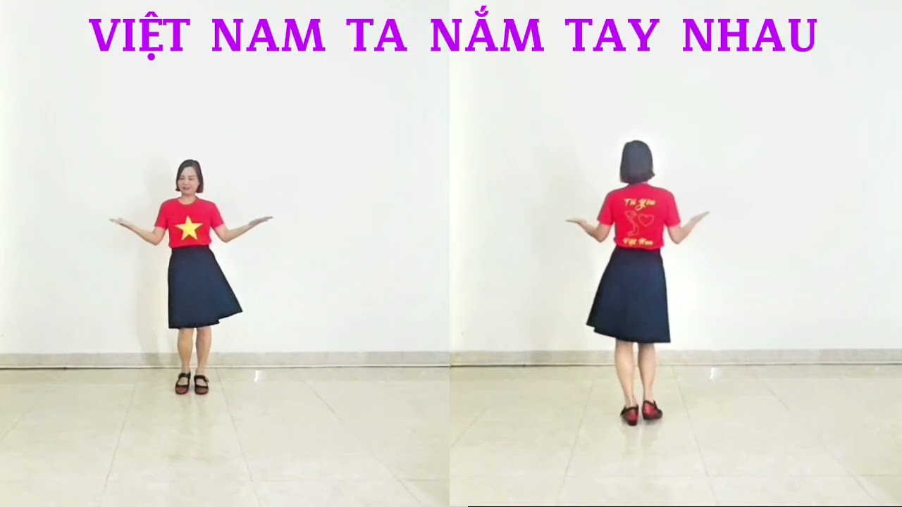 Việt Nam ta nắm tay nhau/Nhạc chậm, nhảy 2 hướng/Bấm 👉❤️để xem hướng dẫn và bài liên quan 