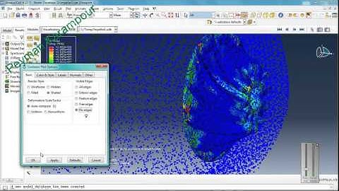 simulation effect the water of a Impeller by using SPH method in Abaqus