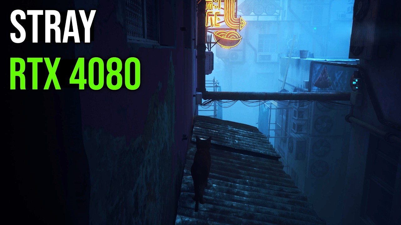 Stray on RTX 4080 Benchmark - FHD, 2K, 4K