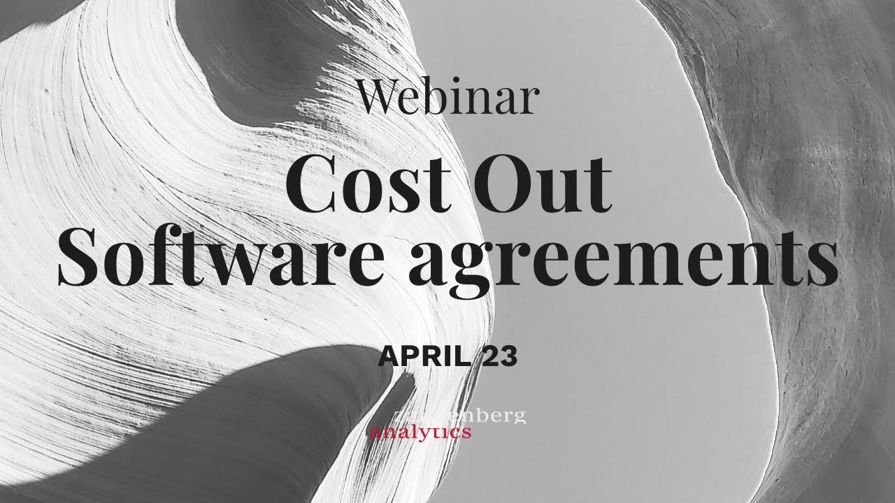 cost-out-software-agreements-april-23-youtube