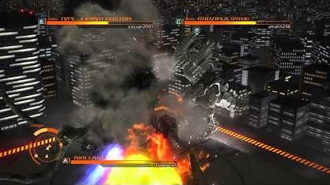 GODZILLA PS4 versus mode : Biollante vs. Godzilla 2014 vs. Kiryu