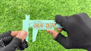 Full MY DIY VERNIER PVC PLASTIC CALIPER 6 / 150MM / ALAT KALIBRASI / ALAT UKUR / 卡尺 / 游标卡尺 / ANGKUP News
