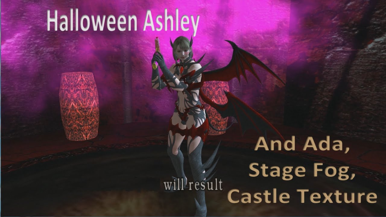 [Resident Evil 4 mod DL] Halloween Ashley,Ada and Castle texture