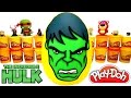 Yenilmezler Hulk Dev Sürpriz Yumurta (Oyun Hamuru) Avengers Hulk Oyuncakları, İron Man