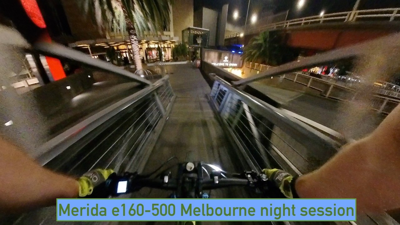 Merida e160 500 Melbourne city night session