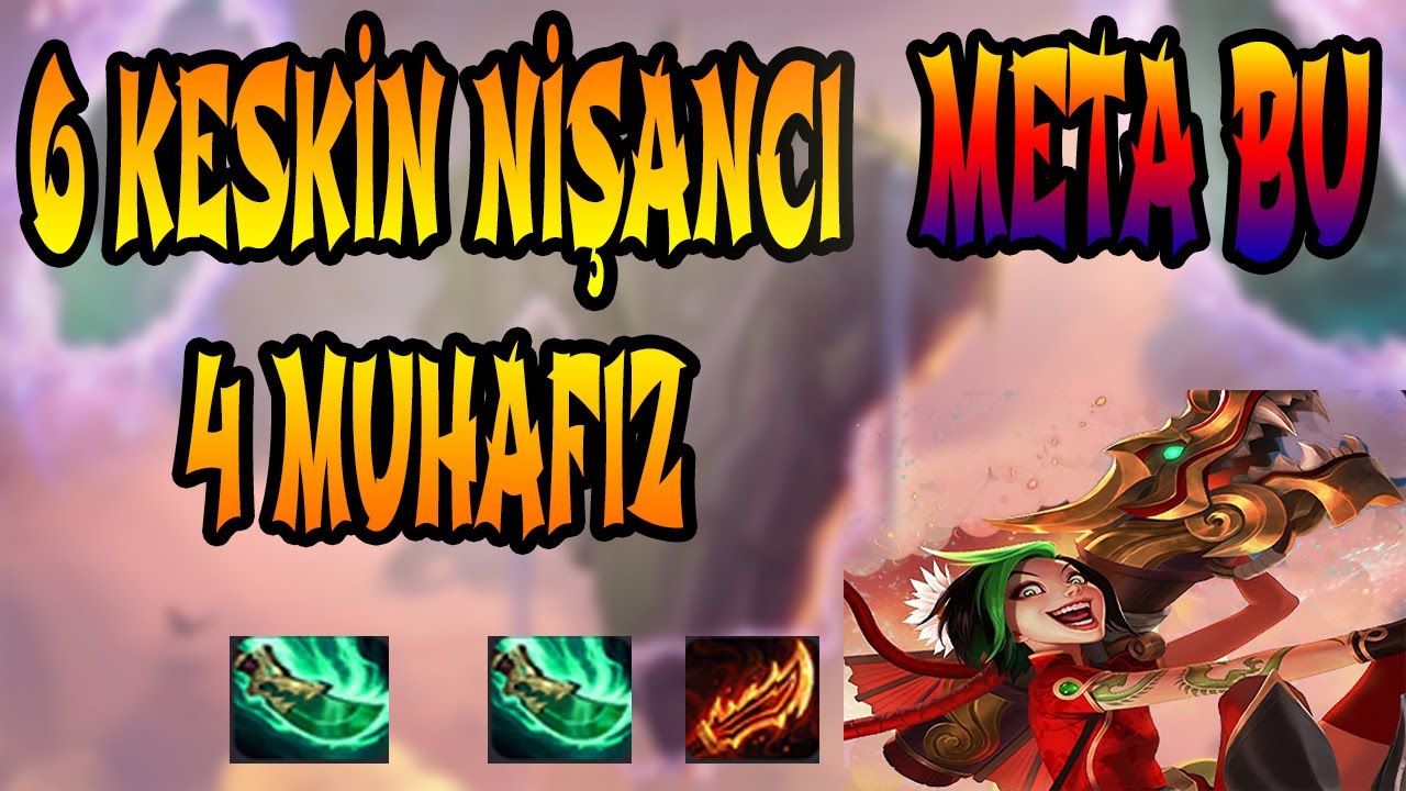 TFT SET 4 | 6 KESKİN NİŞANCI | 4 MUHAFIZ | META NE Mİ META BU TFT ...