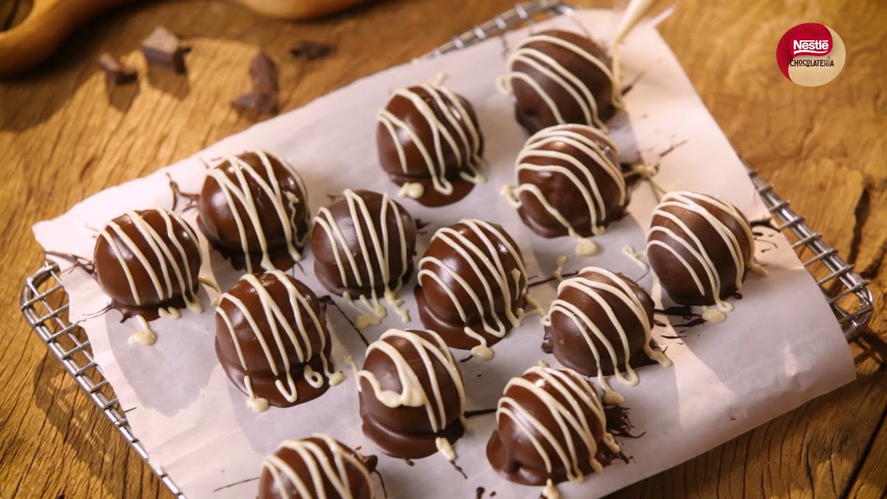 Trufas de chocolate con Nestlé Chocolatería - YouTube