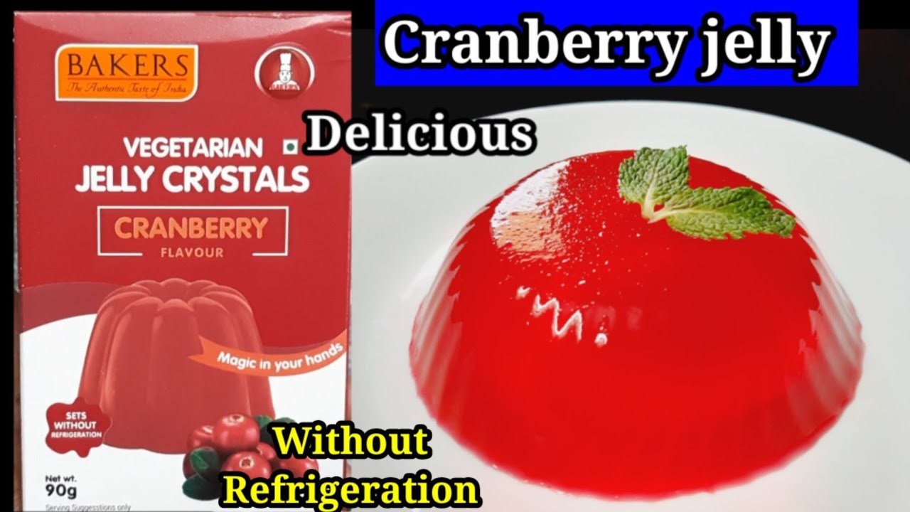 Cranberry jelly bakers jelly crystals recipe jelly jelly recipe