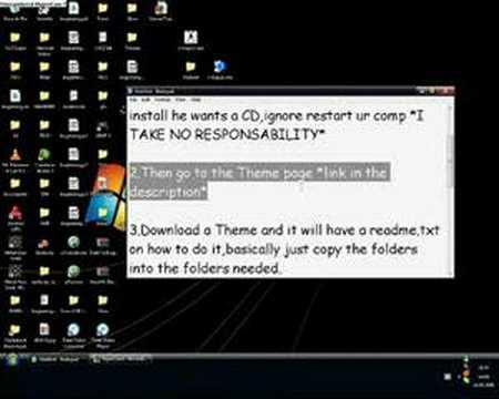 Tutorial 1-How to Install a Theme (Windows XP)
