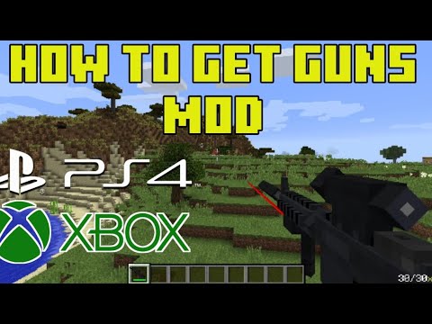 Skyldig Afdeling Officer HOW TO GET GUNS MOD FOR MINECRAFT PS4/ PS5/XBOX - YouTube