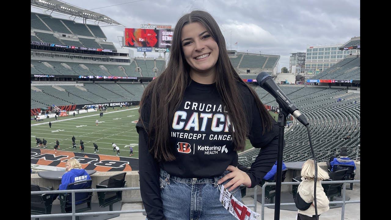 Annalese Fusaro Cincinnati Bengals Halftime Show Crucial Catch YouTube