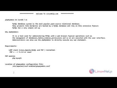 How to Install phpMyAdmin on CentOS 7.6