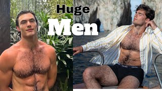 A Huge Hairy Fitness Model | Attractive Bodybuilder