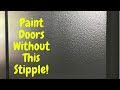 How to Paint a Door Without Brush Strokes or Roller Stipple - Spencer Colgan