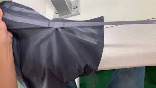 Máquina de soldadura de aire caliente para coser ropa protectora, ropa impermeable y carpas