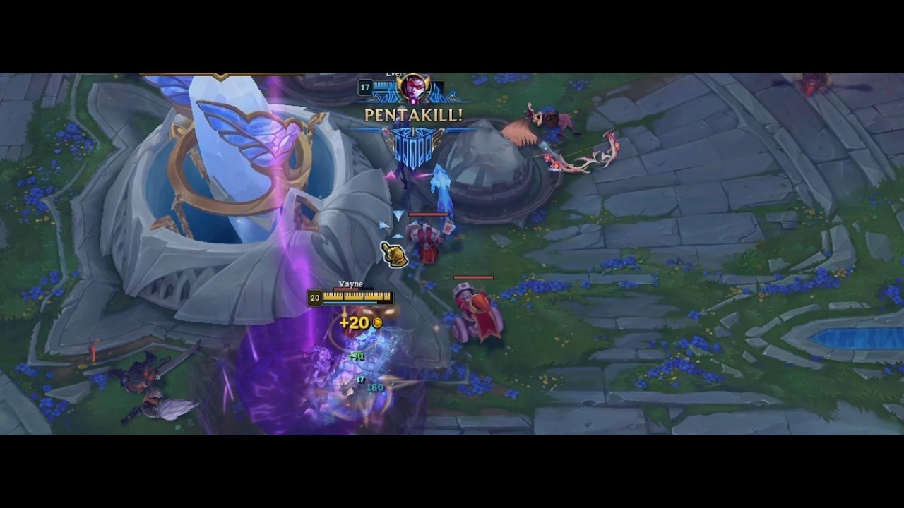 27 Kill Vayne Top Ranked Penta kill in League of Legends!