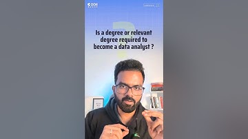 Is the degree required to become a Data Analyst ? #codebasics #data #dataanalyst #datascientist