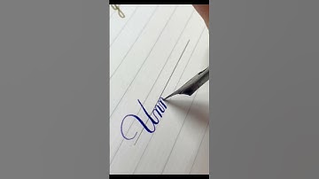 Unnati - name handwriting with fountain pen #cursive #handwriting #art #calligraphy #signature
