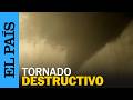 FUERTE TORNADO azota en el norte de OKLAHOMA | EL PAÍS