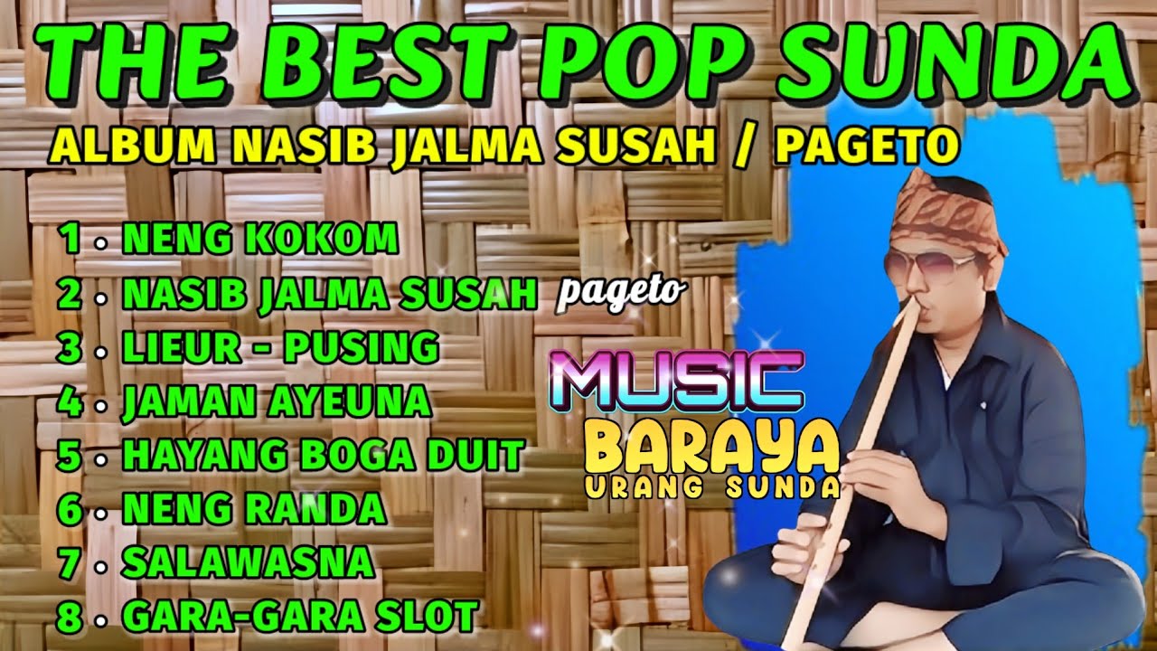 THE BEST POP SUNDA PILIHAN ALBUM PAGETO KARYA BOENGA 21 