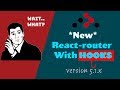 React router with hooks ( useHistory useParam useLocation )