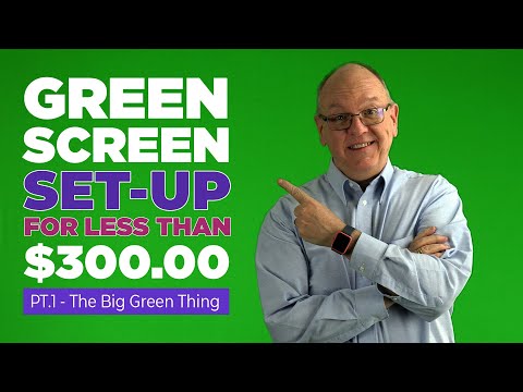 Green Screen Set-up less than $300 (Pt.1) | Worship & Tech Ep.2