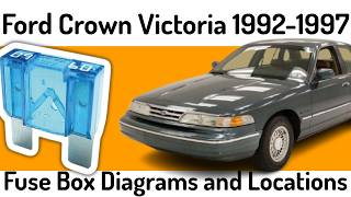 (1992-1997) Ford Crown Victoria Fuse Box Diagrams and Fuse Panel Locations✅
