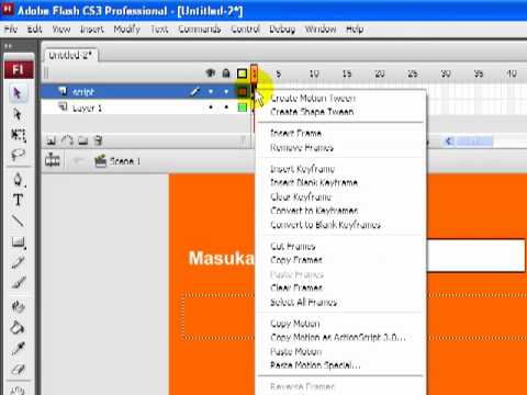 Flash Tutorial: input text variable dengan concat