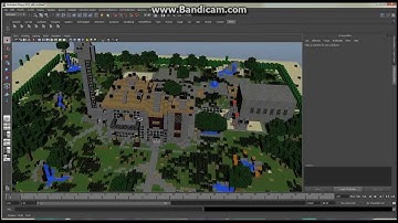 Minecraft - Maya - Tutorial - How to Build Your Character, Minecraft Environments - Part B