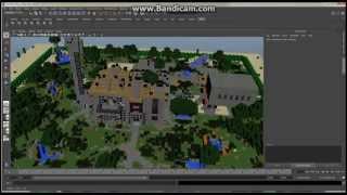 Minecraft - Maya - Tutorial - How to Build Your Character, Minecraft Environments - Part B