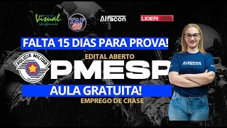Super Aula PMESP Soldado 2025 | Falta 15 dias para prova!