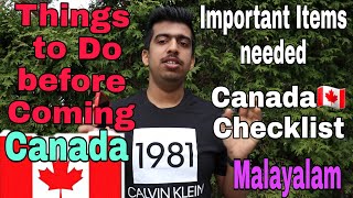 Do's & Don't's - BEFORE & AFTER coming to CANADA🇨🇦 | Things to bring to #Canada|#OruCanadianMalayali by Oru Canadian Malayali - Bince 221 views 3 years ago 22 minutes