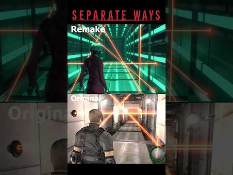 LASER ROOM – RESIDENT EVIL 4 REMAKE Vs ORIGINAL (Separate Ways DLC) Ada Vs Leon #ResidentEvil4