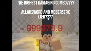 [ABA] HIGHEST DAMAGING COMBO ALLAHSWORD AND MGBERSERK LIED