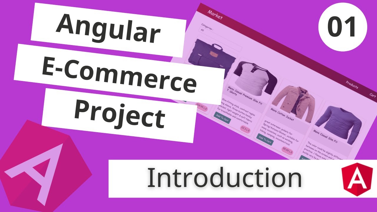 E-Commerce Angular Project | المقدمة و مشروع انجولار جديد ...