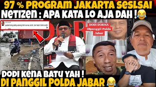 Download Lagu GUB \u0026 WAKIL JAKARTA DI SENTIL NETIZEN‼️DODI KENA BATUNYAH ! DI PANGGIL TIM CYBER POLDA JABAR WKWK MP3