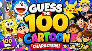 GUESS The 100 Cartoon Character's GUESS The 100 Cartoon Character's