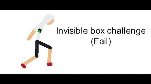 Invisible box challenge (fail) | stick nodes pro animations