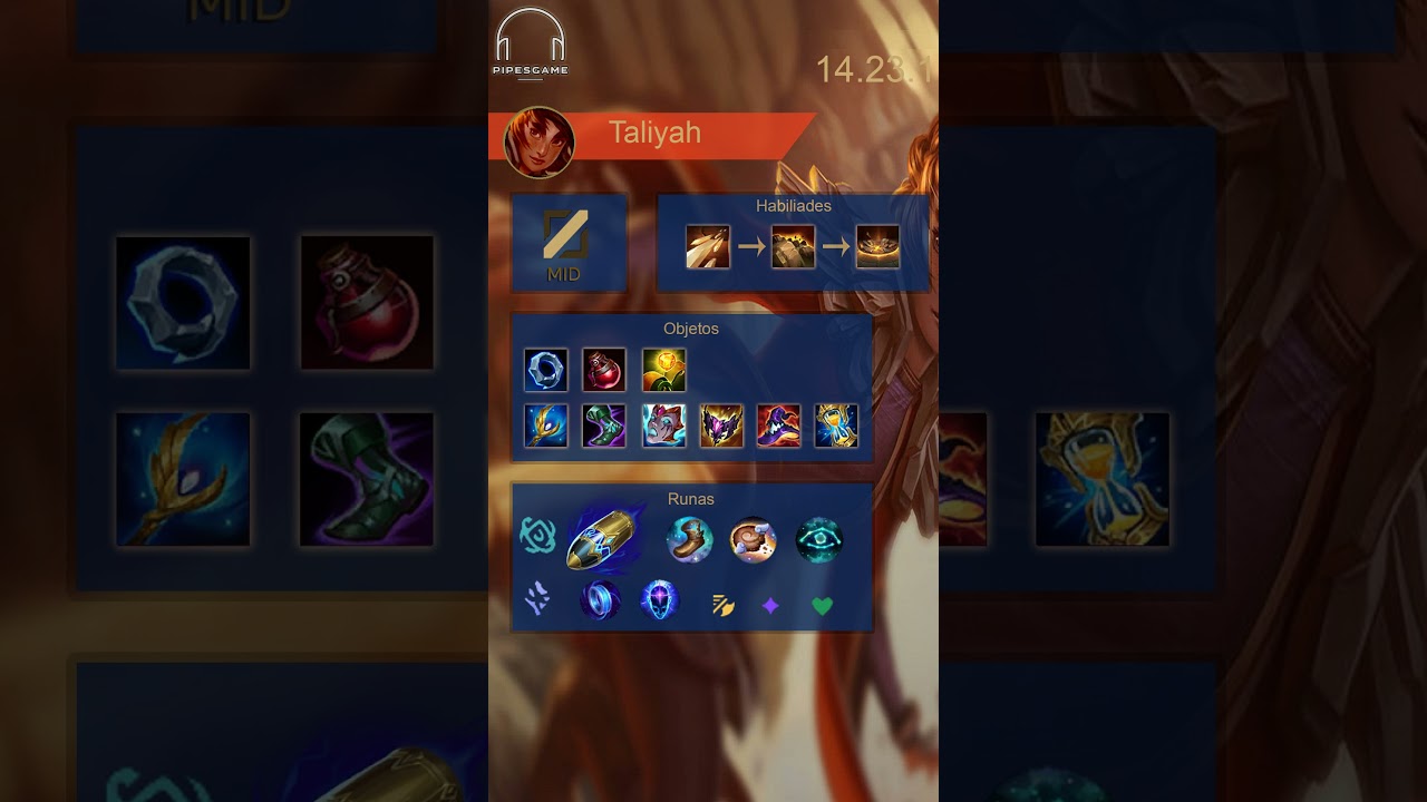 Build Taliyah - Mid, Patch/Parche 14.23.1