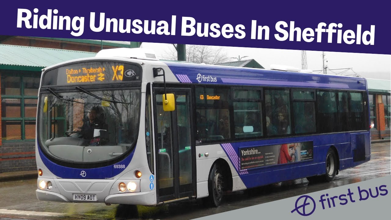 Необычные автобусы в Шеффилде | FirstBus, Stagecoach и Andrews