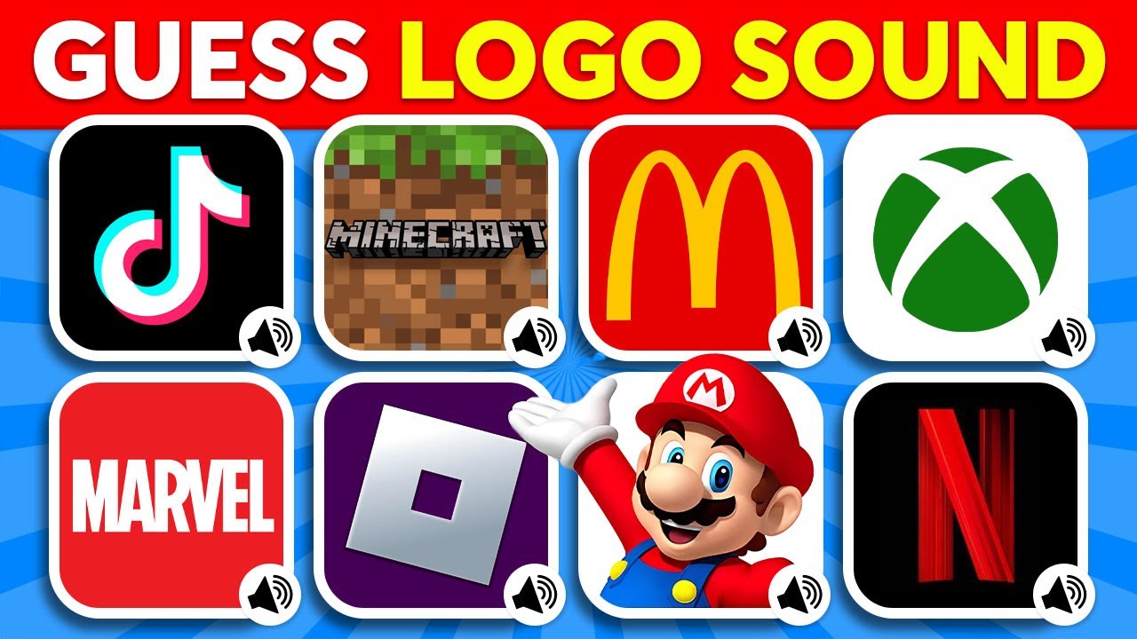 Guess The Logo Sound 🌈👀🔊 Tiktok, Facebook, Burger King, Pepsi | Logo Quiz 2025