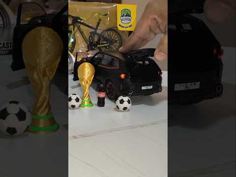 Cool Miniature football ⚽ 🏆 with mini soft Drink in BMW #fifaworldcup2026 #cocacola #mini #shorts