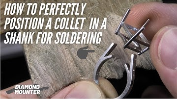 How to Position a Collet in to a Shank for Soldering