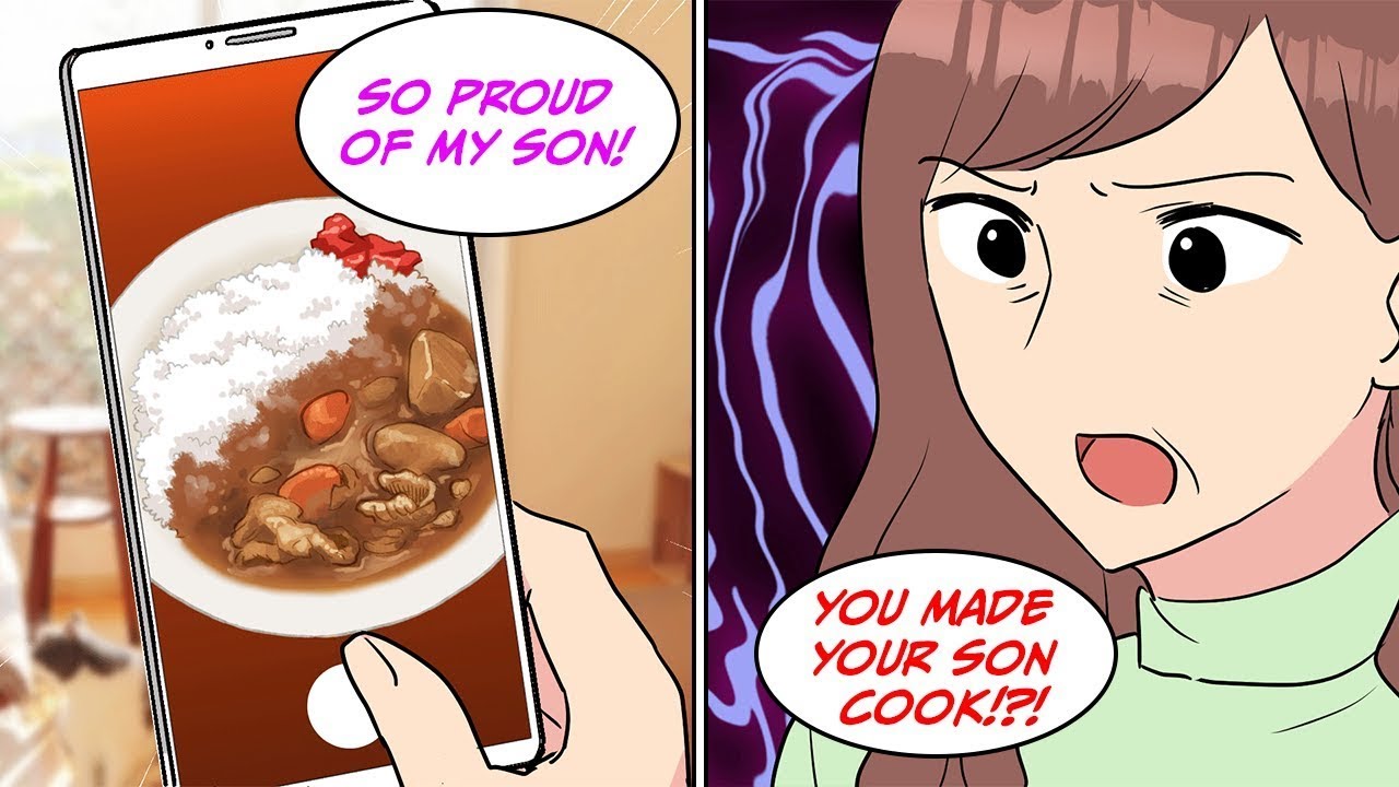 Here's what happened when they judged me for letting my son cook... [Manga Dub]