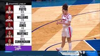 4th Quarter: Pac-12 Tournament #7 Arizona Wildcats vs #10 Washington | Women's College Basketball