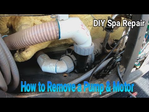How to Remove a Pump and Motor from your Hot Tub...DIY Spa Repair