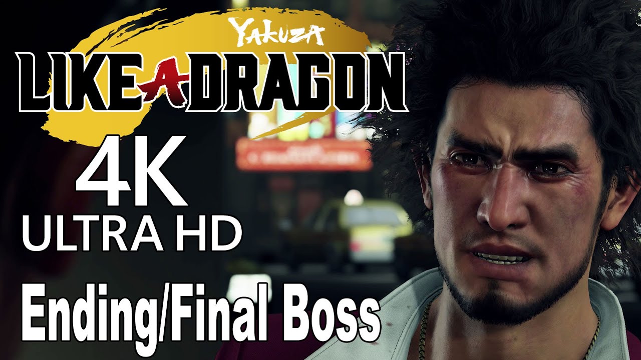 Yakuza Like a Dragon - Ending and Final Boss [4K] 